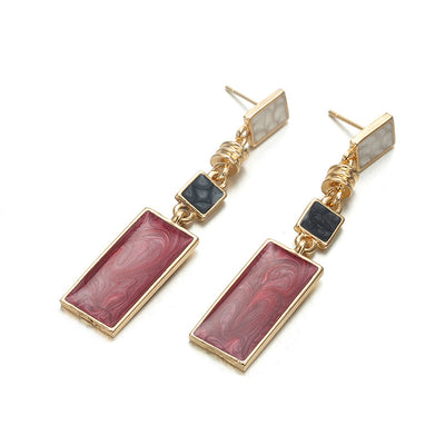 Aretes Rectangulares Elegantes - Image 11