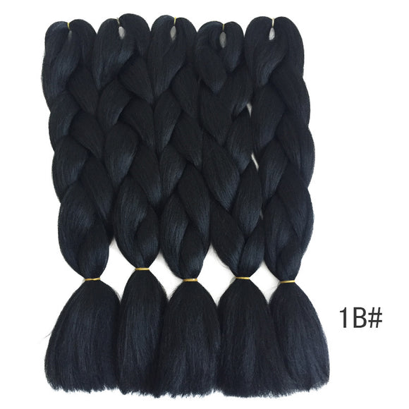 Peluca de Trenzas Sucias Color Natural - Cabello Sintético Premium