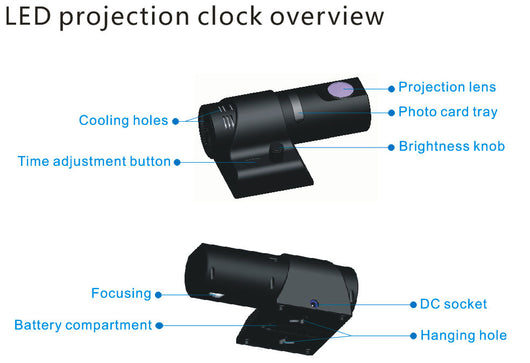 Reloj de Pared con Proyección LED - Image 10