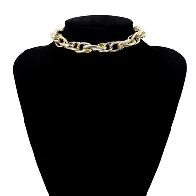 Collar Cadena Punk Metal Pesado Retro Corto - Image 25