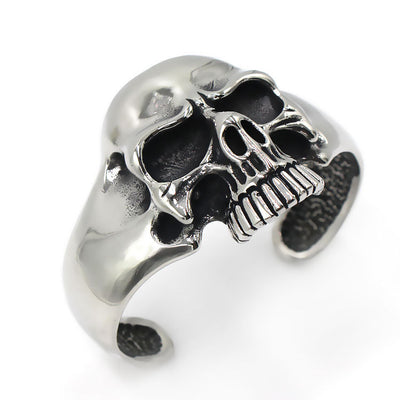 Pulsera de Acero Titanio Calavera para Hombre - Image 7