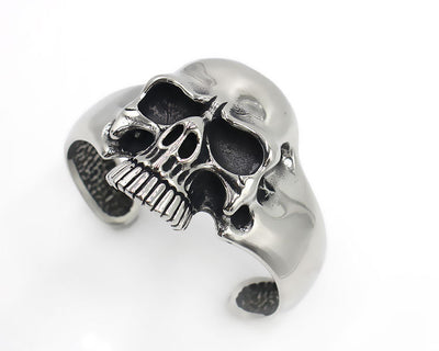 Pulsera de Acero Titanio Calavera para Hombre - Image 13