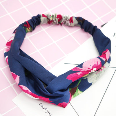 Banda Elástica para Cabello de Seda con Flores - Image 17