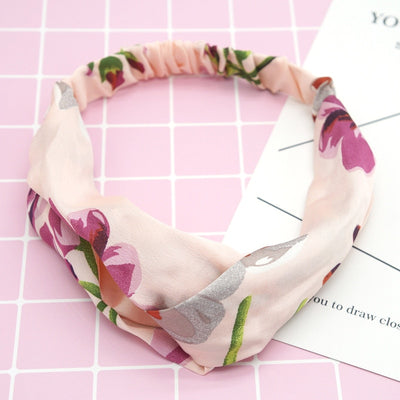 Banda Elástica para Cabello de Seda con Flores - Image 19