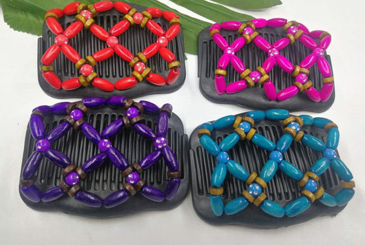 Peine Mágico Elástico con Perlas para el Cabello - Clip Accesorio Versátil - Image 3
