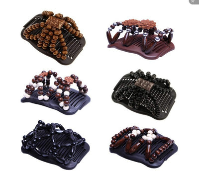 Peine Mágico Elástico con Perlas para el Cabello - Clip Accesorio Versátil - Image 4