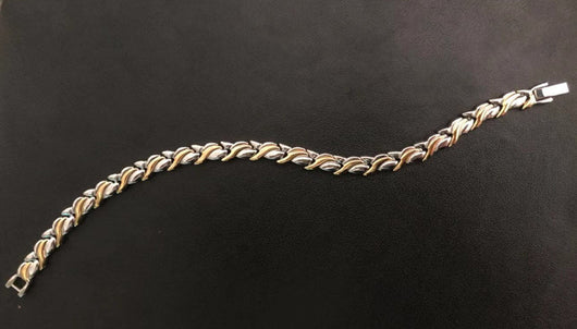 Pulsera Magnética de Cobre Puro con Acero Titanio - Joyería Wholesale - Image 7