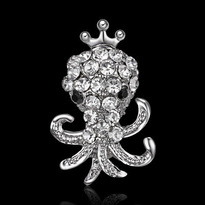 Broche de Búho de Cristal con Diamantes de Imitación - Accesorio Vintage Elegante - Image 7