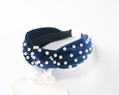 Diadema de Terciopelo Perla con Nudo Decorativo - Image 11