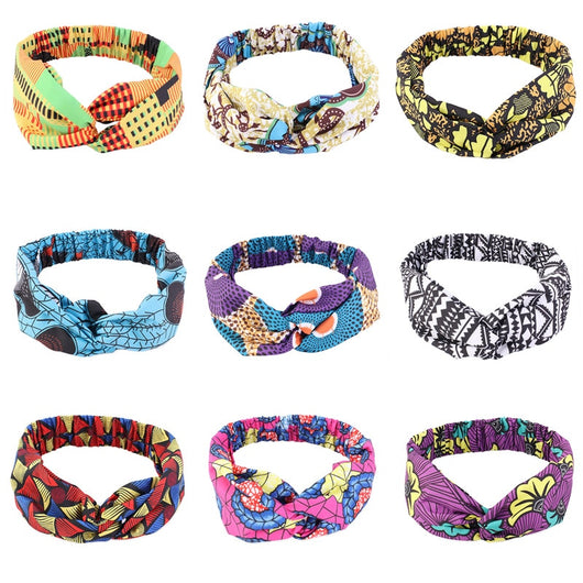 Diadema Estampado Africano Retorcida para Mujer - Image 6