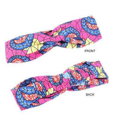 Diadema Estampado Africano Retorcida para Mujer - Image 7