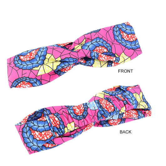 Diadema Estampado Africano Retorcida para Mujer - Image 7