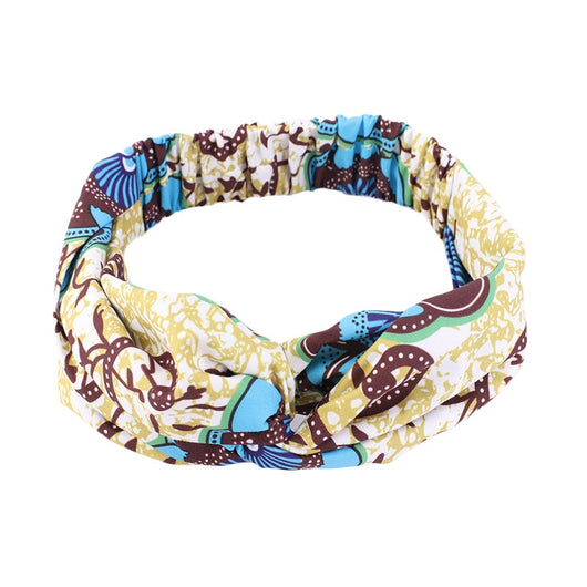 Diadema Estampado Africano Retorcida para Mujer - Image 12