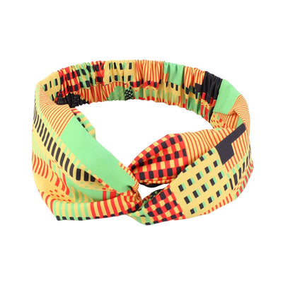 Diadema Estampado Africano Retorcida para Mujer - Image 14