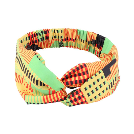 Diadema Estampado Africano Retorcida para Mujer - Image 14