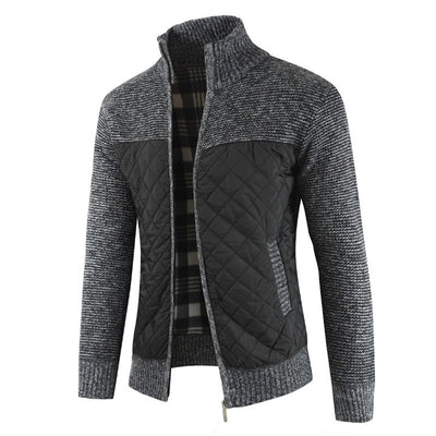 Cardigan Acolchado de Terciopelo para Hombre - Image 8
