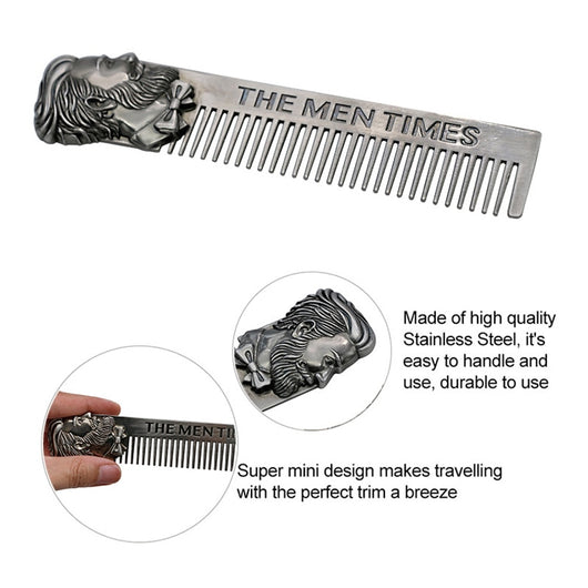 Peine de dientes anchos chapado en bronce - Image 18