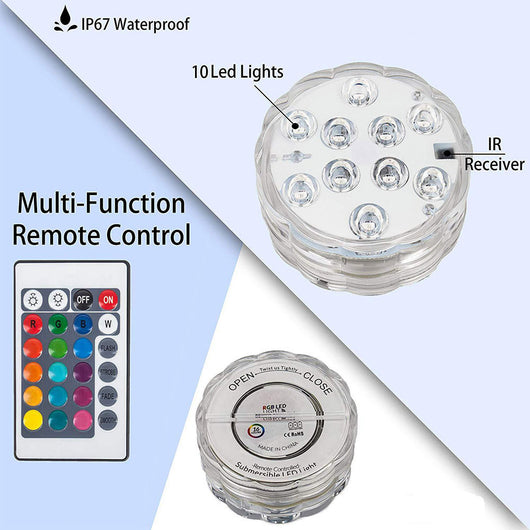 Lámpara Tanque de Agua con Control Remoto LED - Image 13