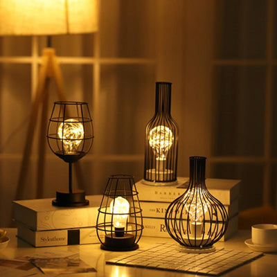 Lámparas de Mesa Minimalistas Huecas - Image 15