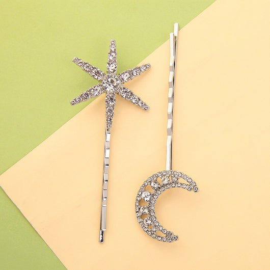 Horquillas de Estrellas y Luna - Accesorios Elegantes para el Cabello - Image 10