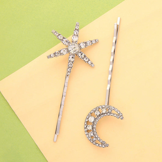 Horquillas de Estrellas y Luna - Accesorios Elegantes para el Cabello - Image 11
