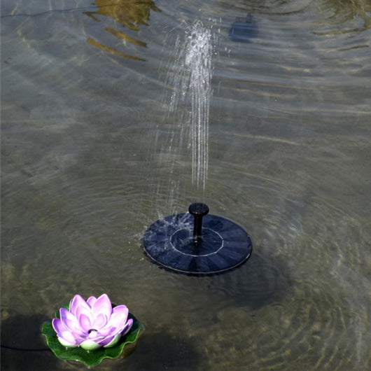 Fuente Solar Flotante de Mercurio para Jardín Miniatura - Image 18