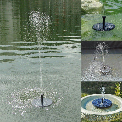 Fuente Solar Flotante de Mercurio para Jardín Miniatura - Image 26