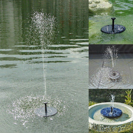Fuente Solar Flotante de Mercurio para Jardín Miniatura - Image 26