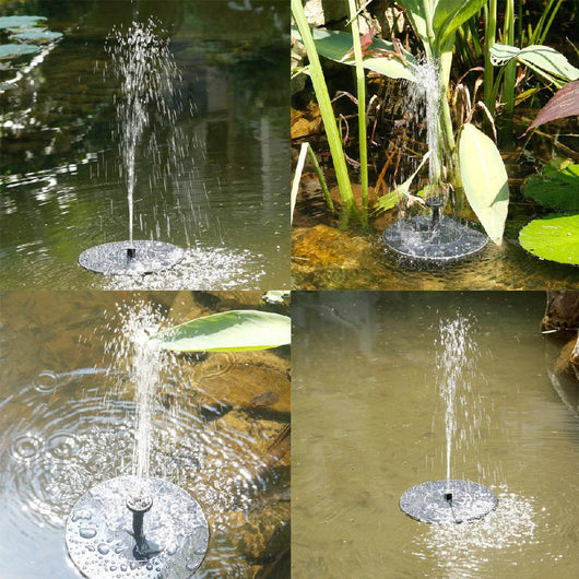 Fuente Solar Flotante de Mercurio para Jardín Miniatura - Image 28