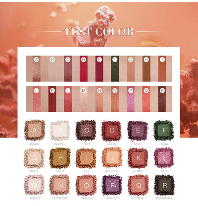 Paleta de Sombras Mate 18 Colores Portátil - Tonos Leche y Té - Image 10