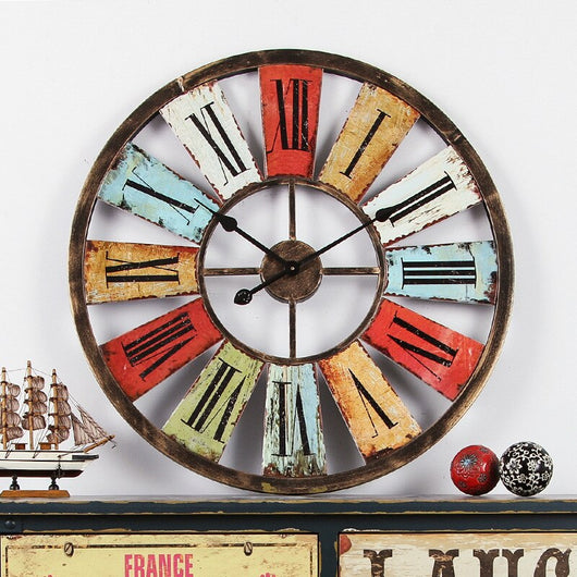 Reloj de Pared Estilo Retro Americano - Image 6