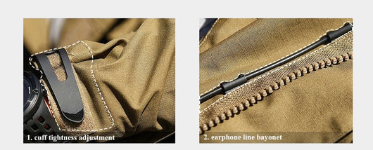 Chaqueta Táctica M65 Estilo Militar Casual Impermeable - Image 16