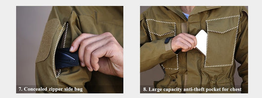 Chaqueta Táctica M65 Estilo Militar Casual Impermeable - Image 19