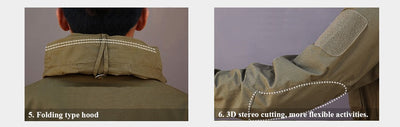 Chaqueta Táctica M65 Estilo Militar Casual Impermeable - Image 20