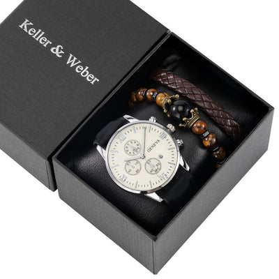 Conjunto de Regalo Reloj de Moda para Hombre con Pulsera Cuarzo - Image 17