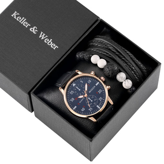 Conjunto de Regalo Reloj de Moda para Hombre con Pulsera Cuarzo - Image 23