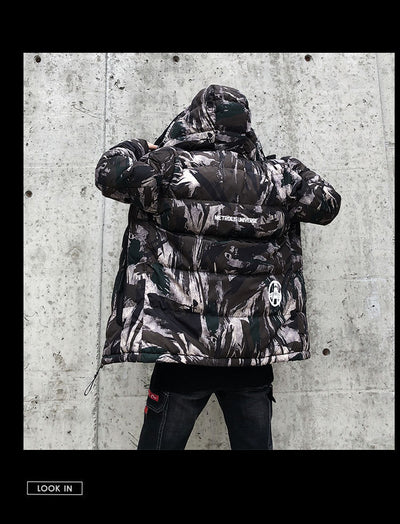 Chaqueta de Algodón con Estampado Camuflaje - Image 14