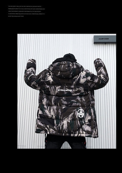 Chaqueta de Algodón con Estampado Camuflaje - Image 15