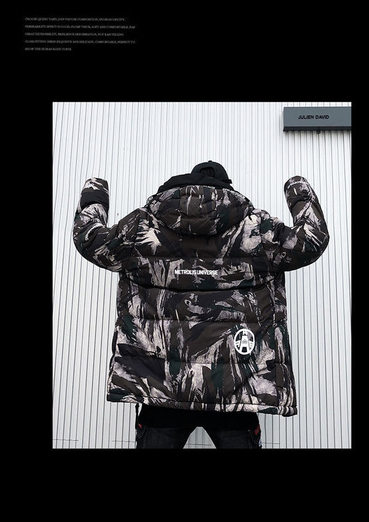 Chaqueta de Algodón con Estampado Camuflaje - Image 15