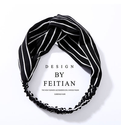 Diadema de Chifón Floral con Nudo Cruzado - Image 31