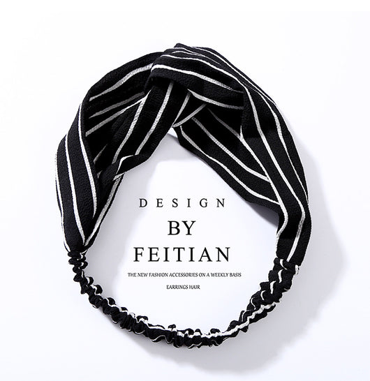 Diadema de Chifón Floral con Nudo Cruzado - Image 31