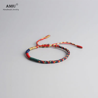 Pulsera de Cuerda Anudada con Amuleto - Unisex Verde - Image 6