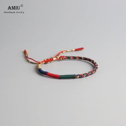 Pulsera de Cuerda Anudada con Amuleto - Unisex Verde - Image 8