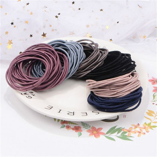 Pack de 100 Elásticos para Cabello de 2mm - Base Resistente y Flexible - Image 5