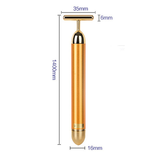 Rodillo Facial de Oro 24K con Vibración - Masajeador Lifting Antiedad - Image 7