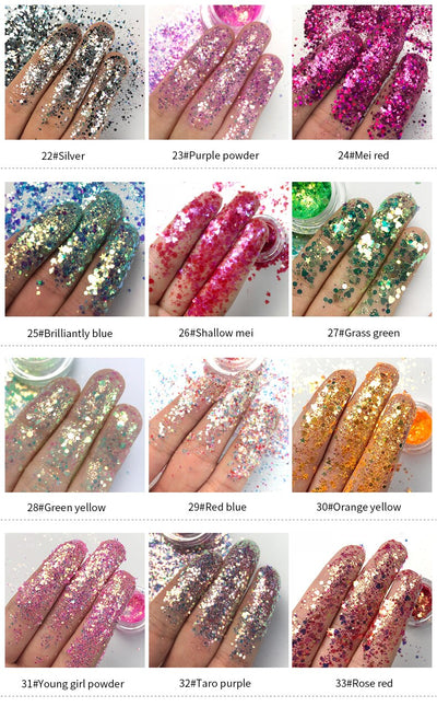 Crema Gel con Lentejuelas Brillantes - Image 47
