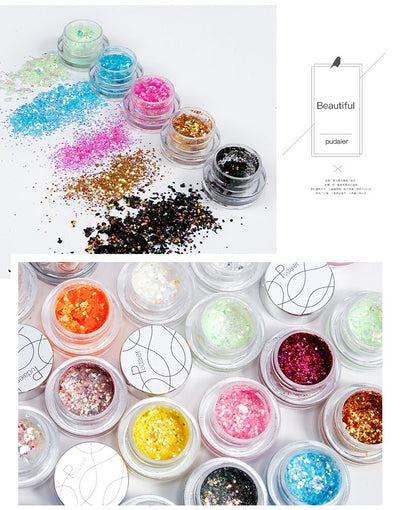 Crema Gel con Lentejuelas Brillantes - Image 51