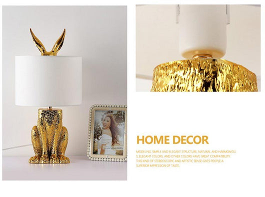 Lámpara de Mesa Conejo para Dormitorio - Iluminación Decorativa Moderna - Image 11
