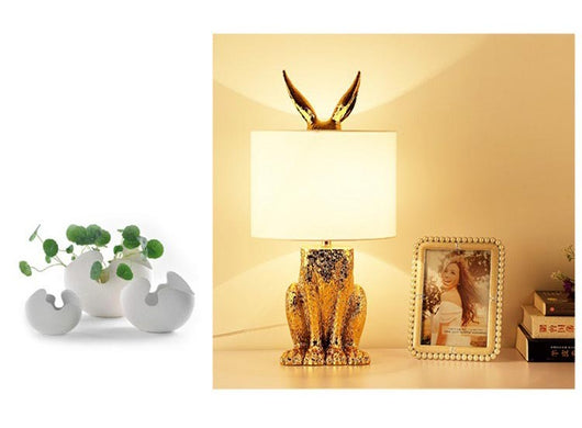 Lámpara de Mesa Conejo para Dormitorio - Iluminación Decorativa Moderna - Image 12
