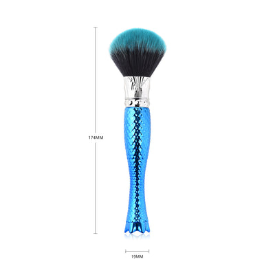 Brocha de Maquillaje Profesional Azul - Image 10